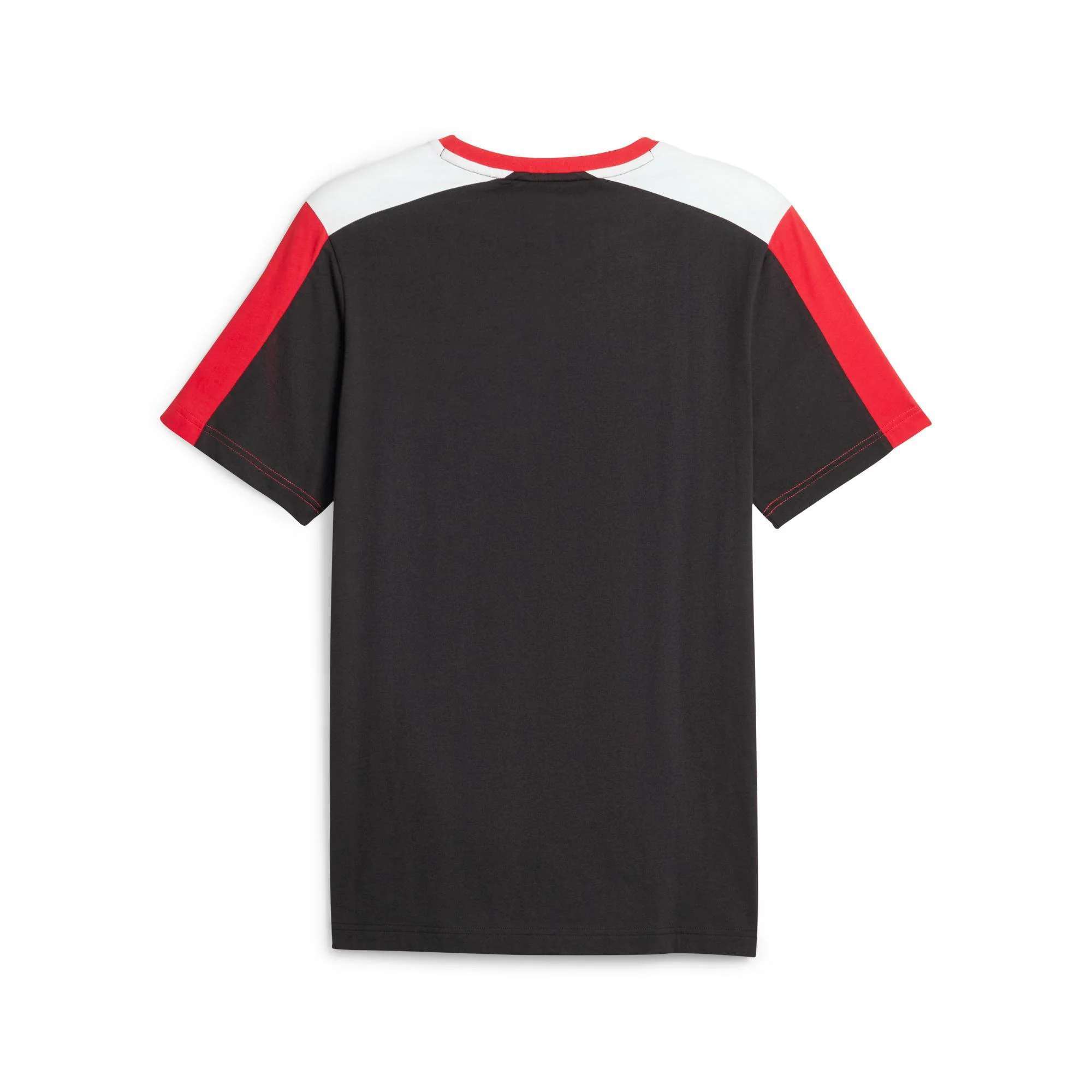 T-shirt nera e rossa da uomo Puma For All Time - Image 3