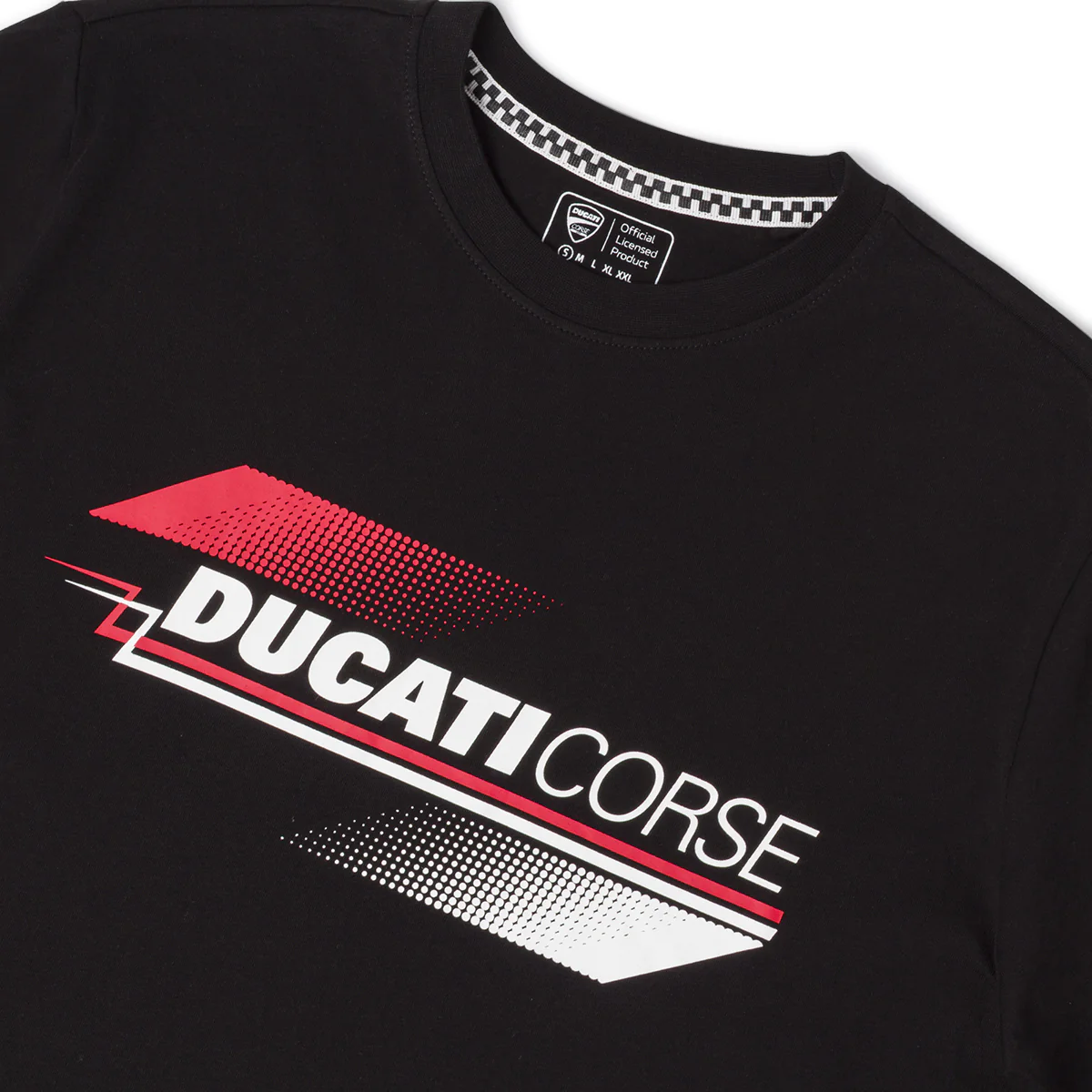 T-shirt nera Uomo con stampa grafica e logo Ducati Corse - Image 3