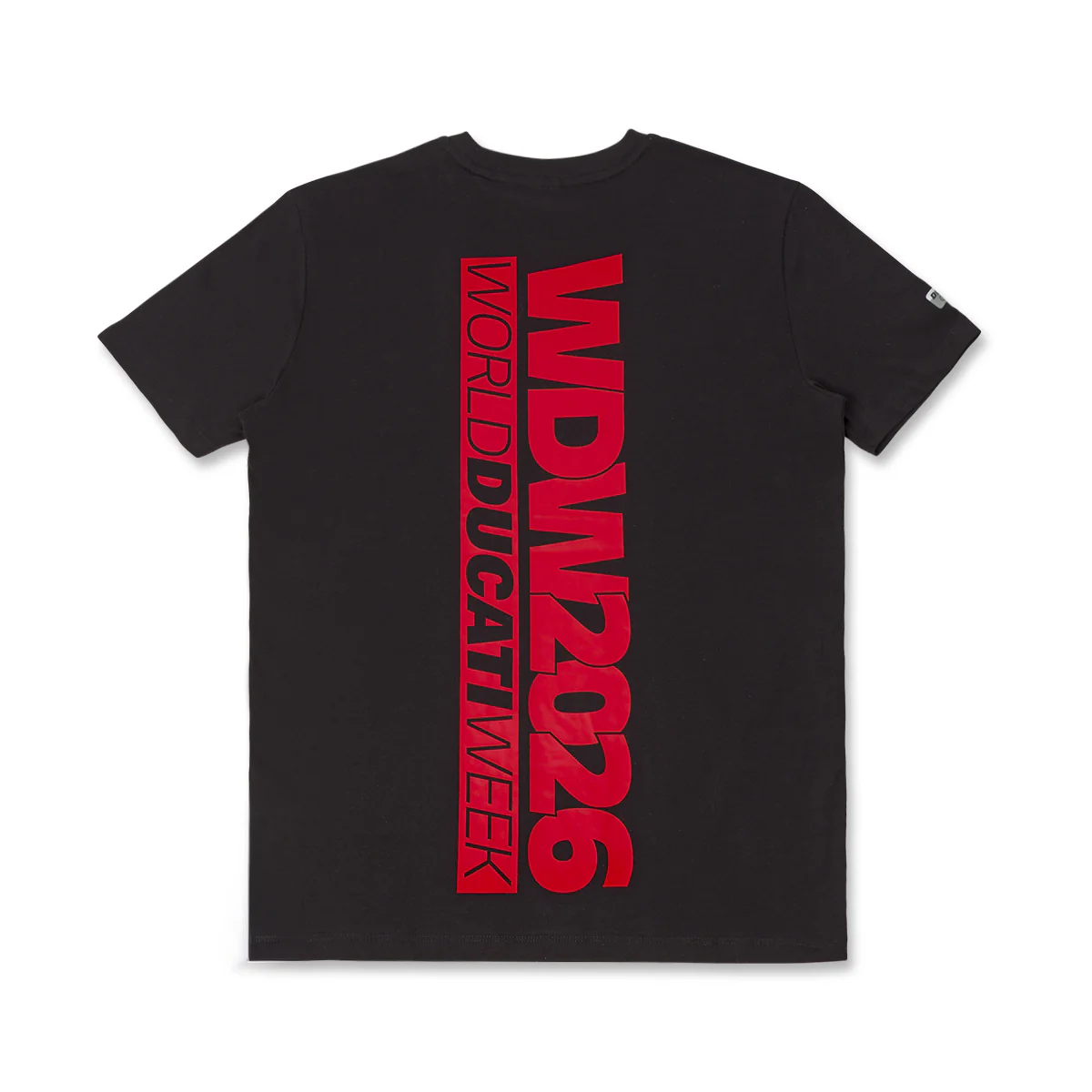 T-shirt Nera Uomo con stampa posteriore WDW 2026 Ducati Corse Ducati
