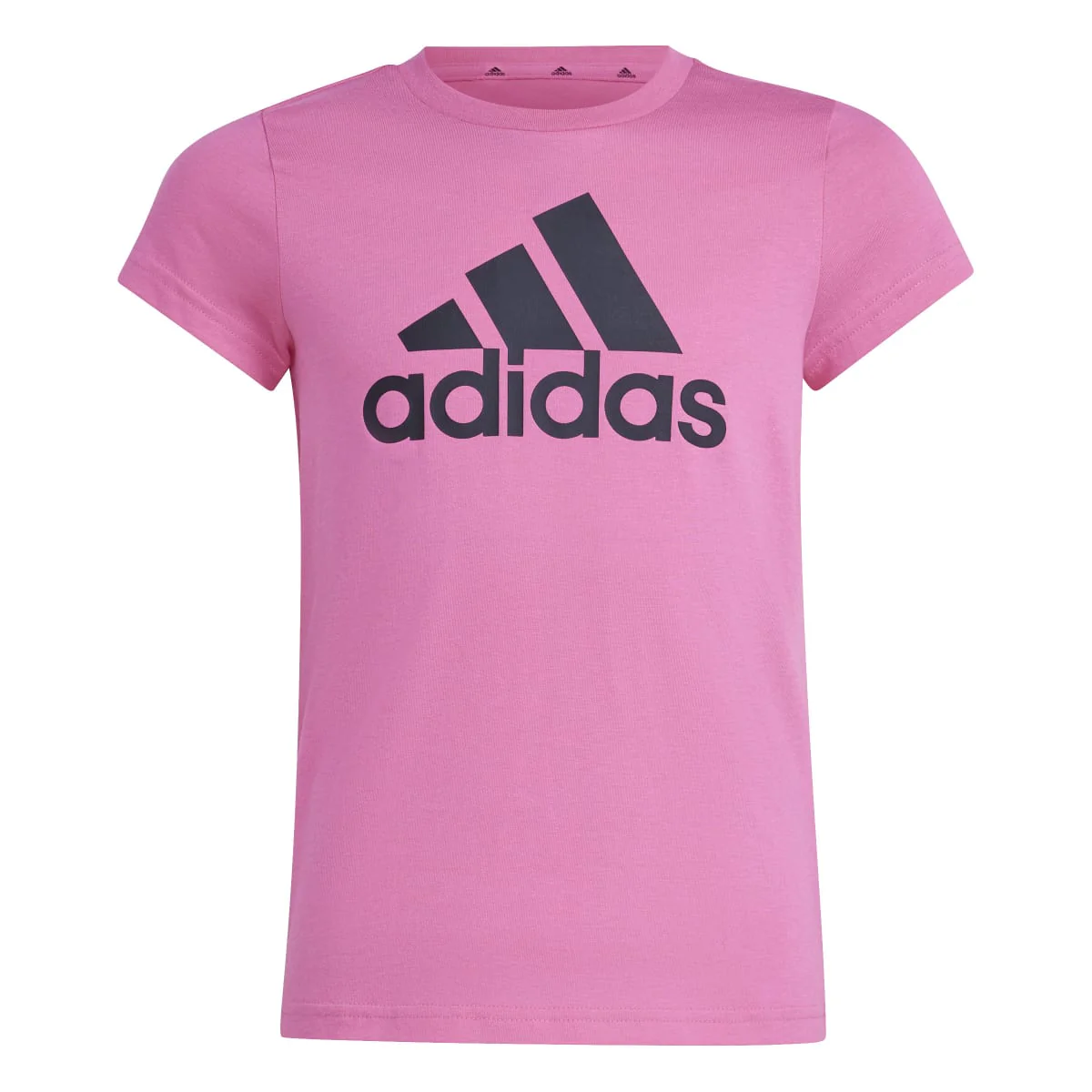T-shirt rosa bambina Essentials Big Logo Cotton adidas - Image 2