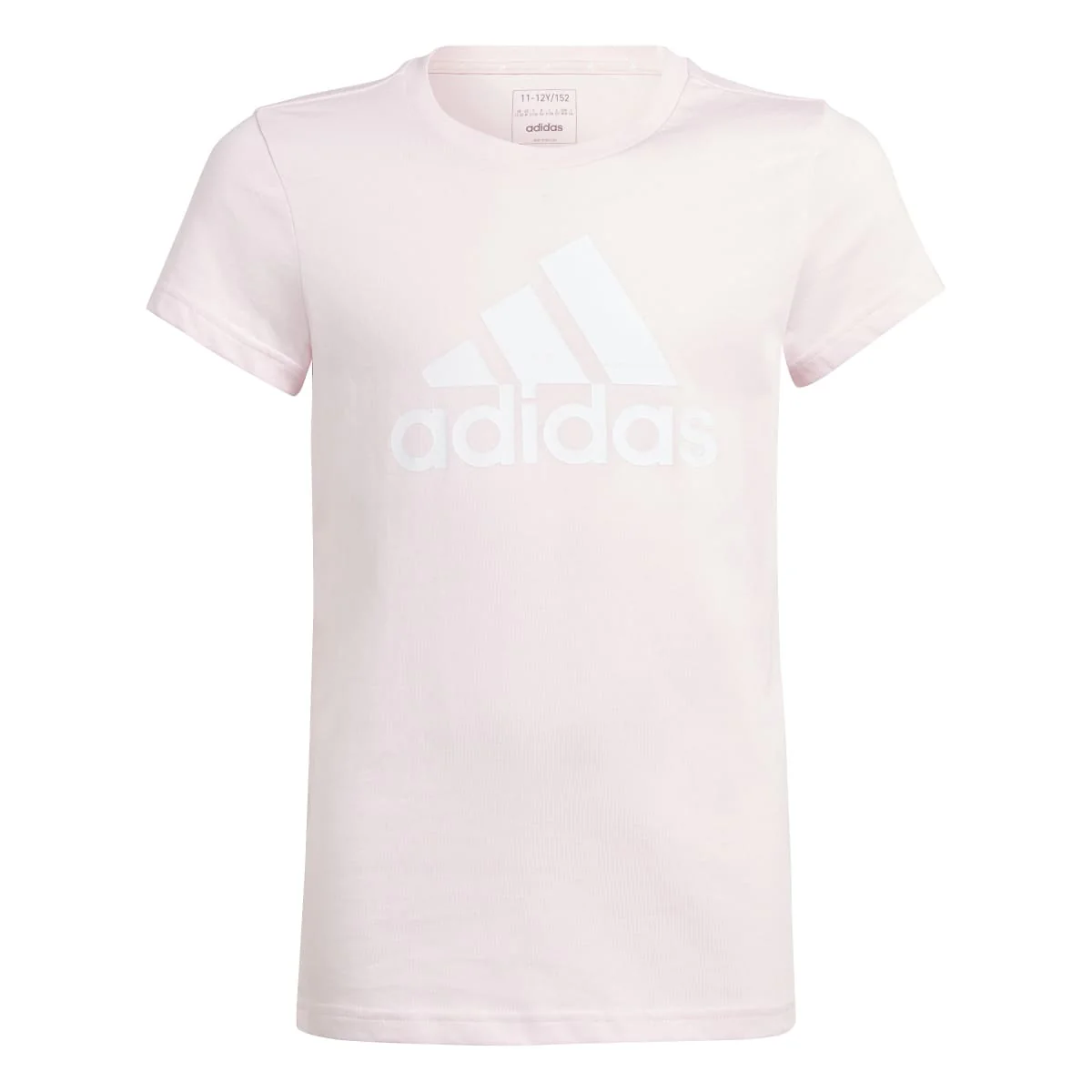 T-shirt rosa da bambina adidas Essentials Big Logo