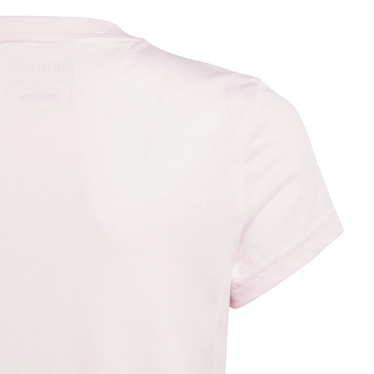 T-shirt rosa da bambina adidas Essentials Big Logo - Image 4