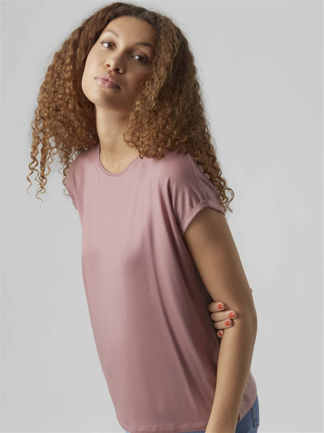 T-shirt rosa da donna AWARE by Vero Moda - Image 5