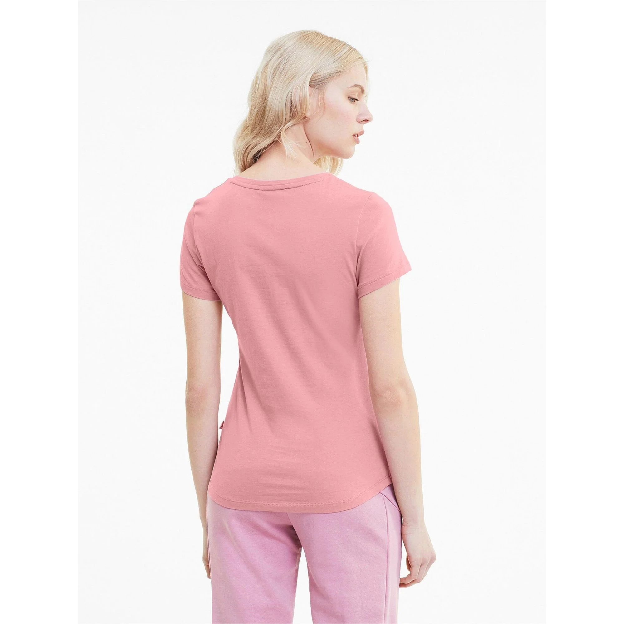 T-shirt rosa Puma Essentials Logo Tee - Image 2