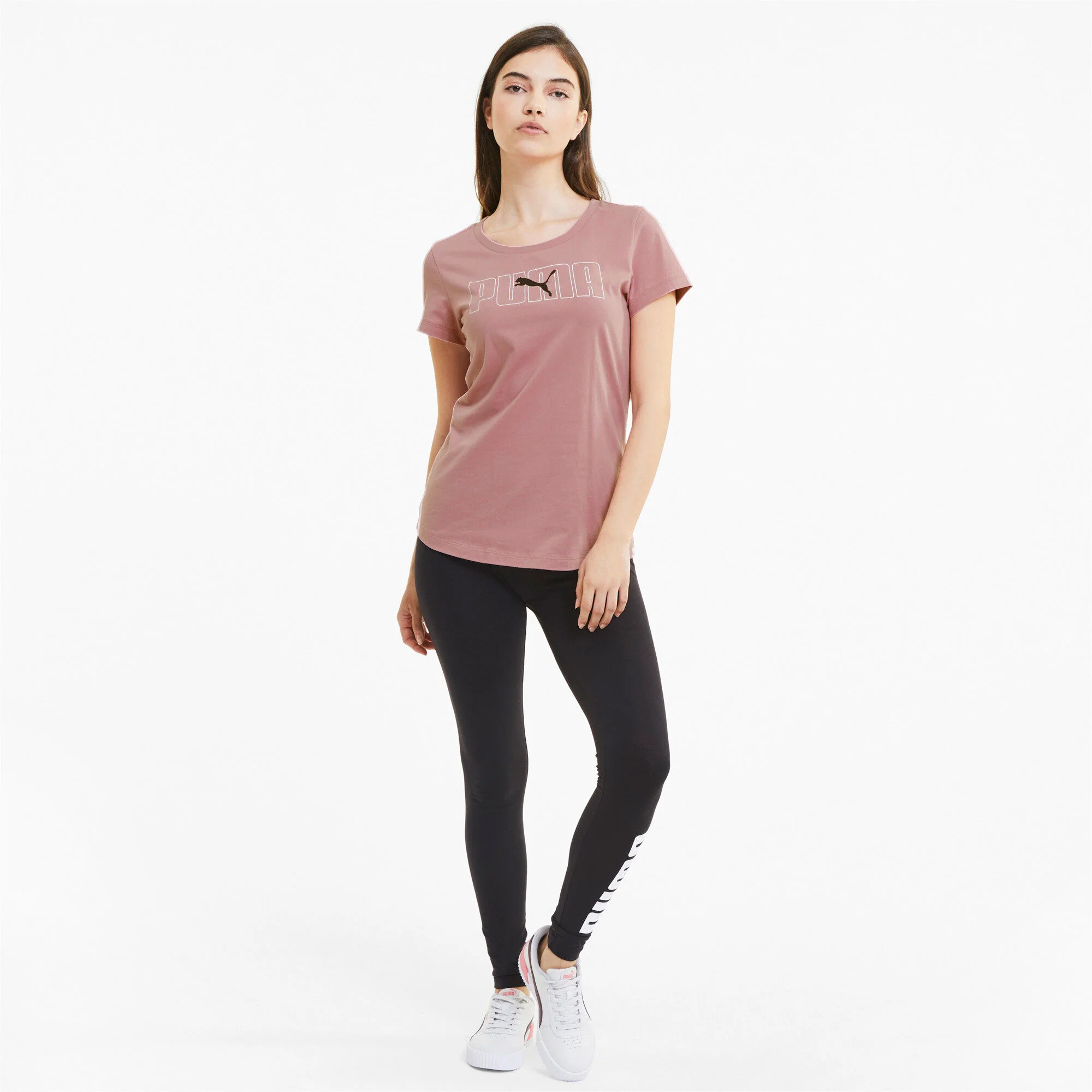 T-shirt rosa Puma Rebel Graphic Tee - Image 3