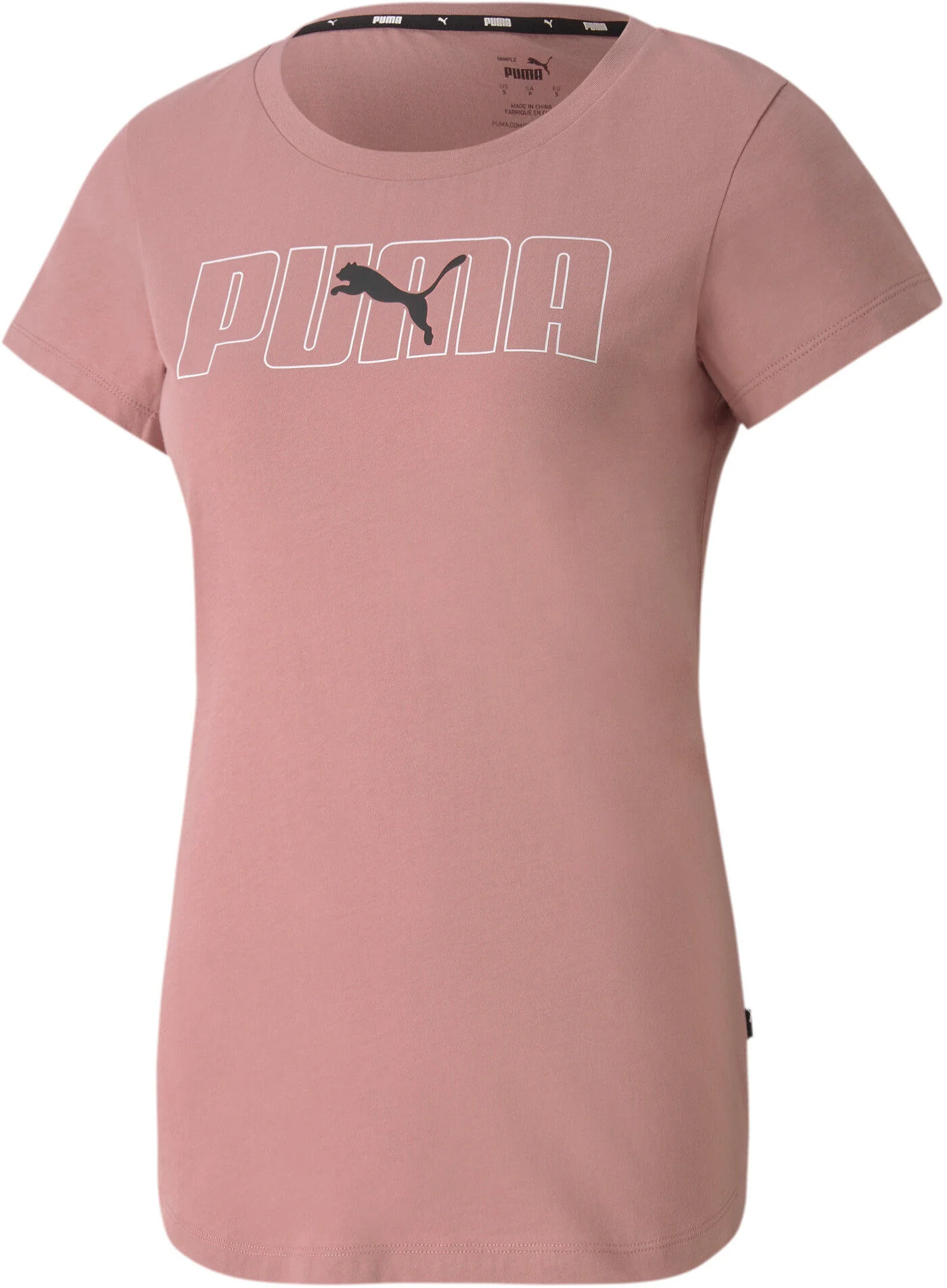 T-shirt rosa Puma Rebel Graphic Tee - Image 4
