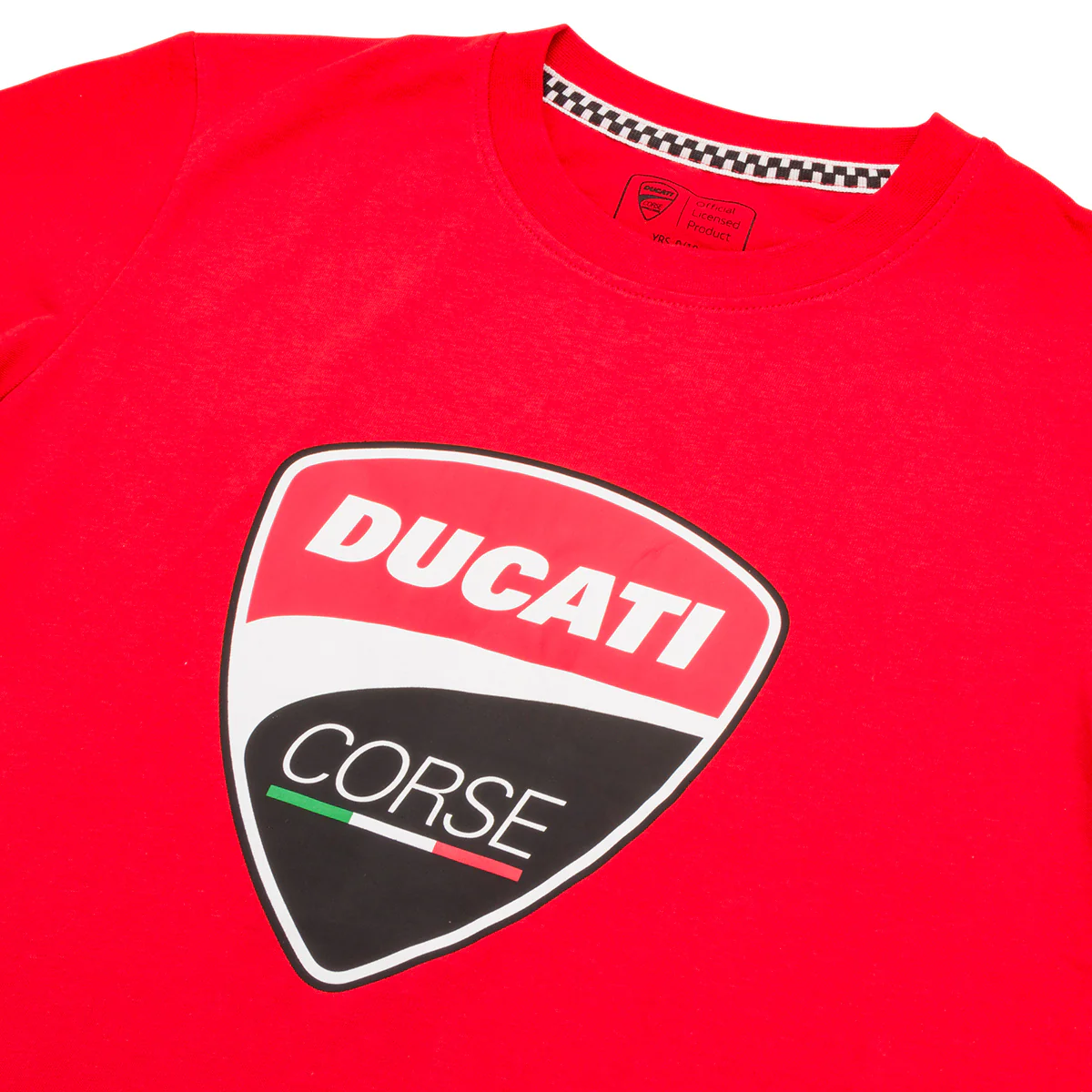 T-shirt rossa Ducati Corse da bambino con logo - Image 3