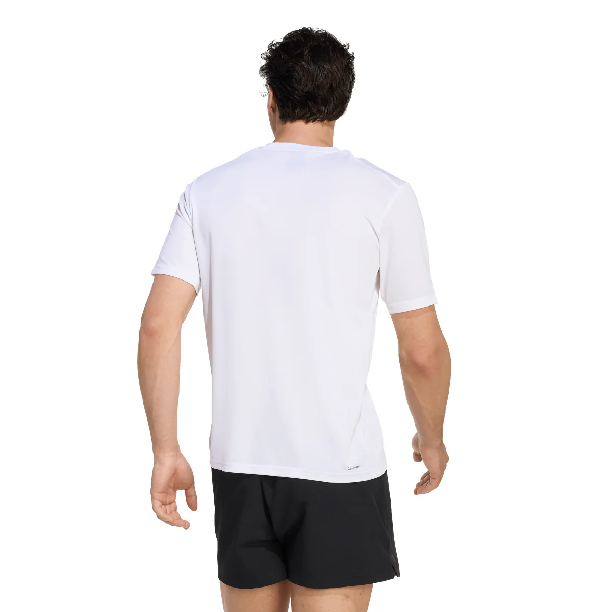 T-shirt sportiva a mezze maniche Bianca da Uomo traspirante adidas - Image 2