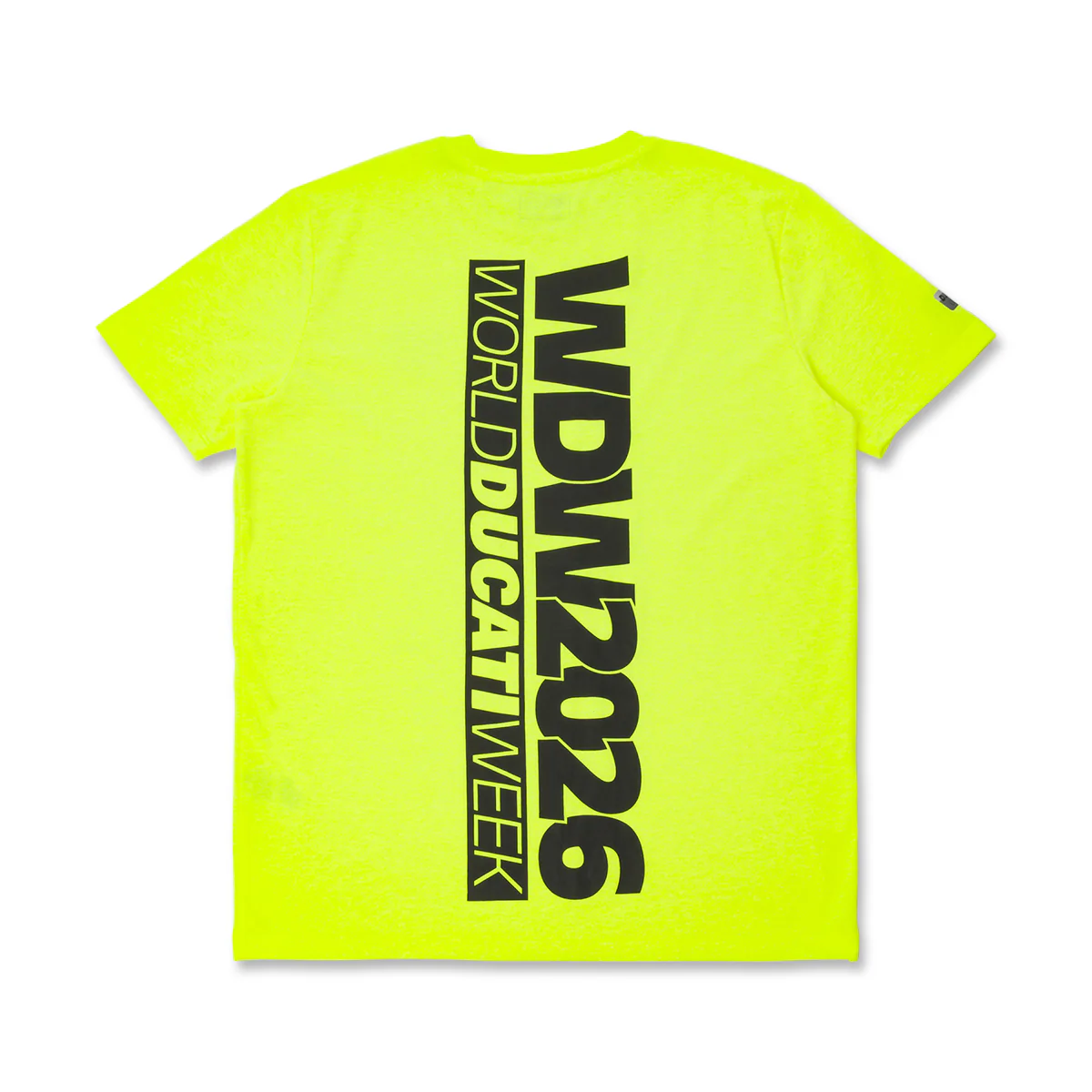 T-shirt Sportiva Uomo Giallo fluo con logo Ducati Corse