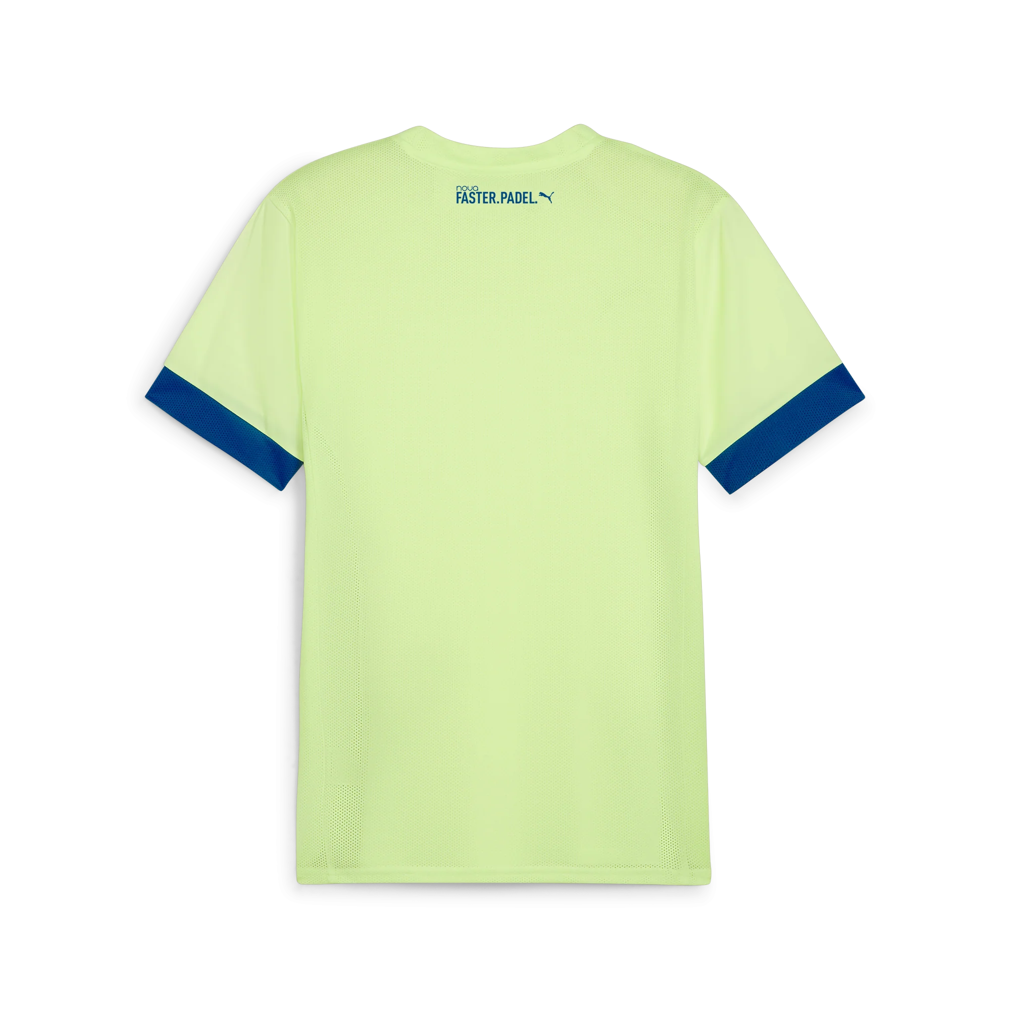 T-shirt tecnica da uomo giallo e blu Puma - Image 2
