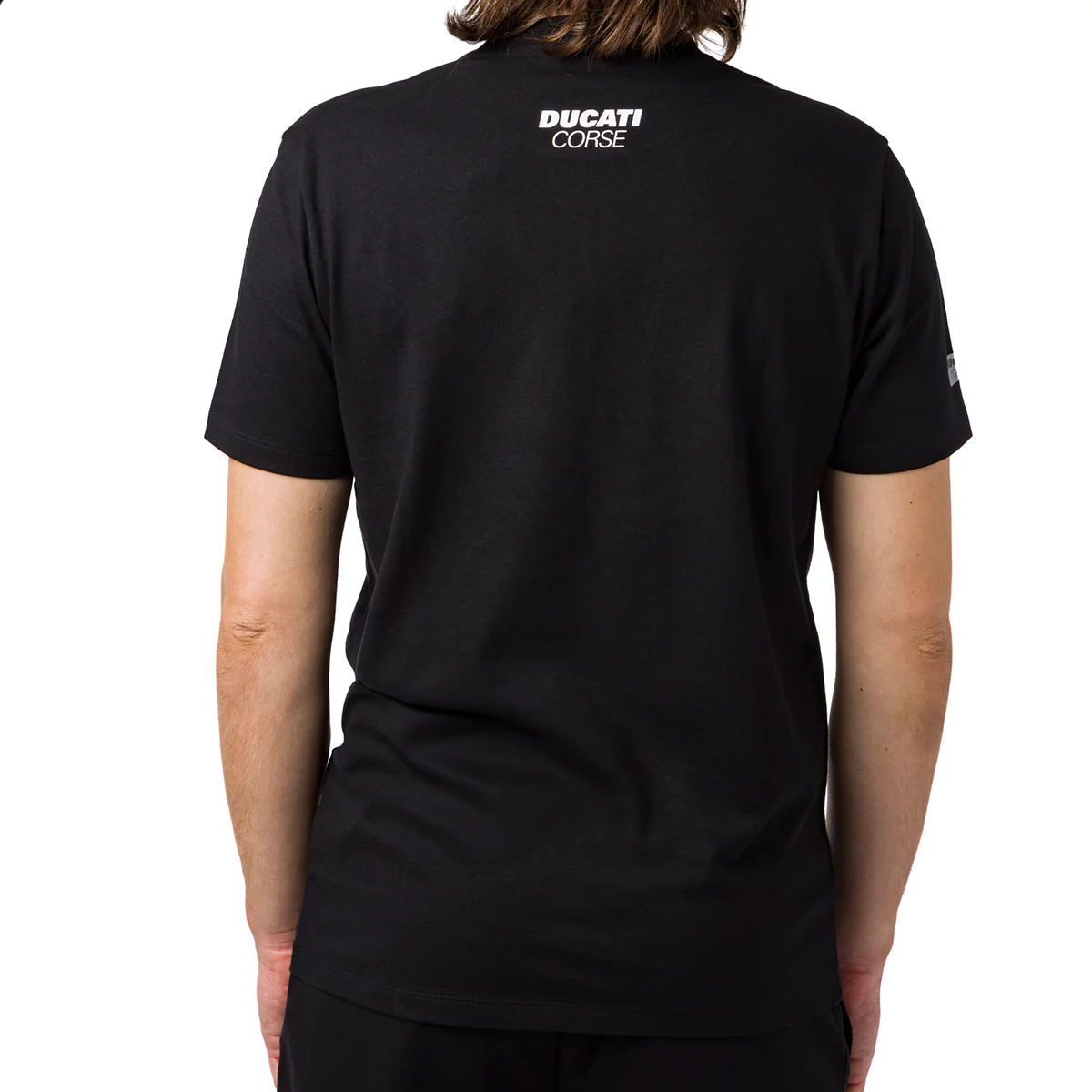 T-shirt uomo nera con logo Ducati Corse - Image 2