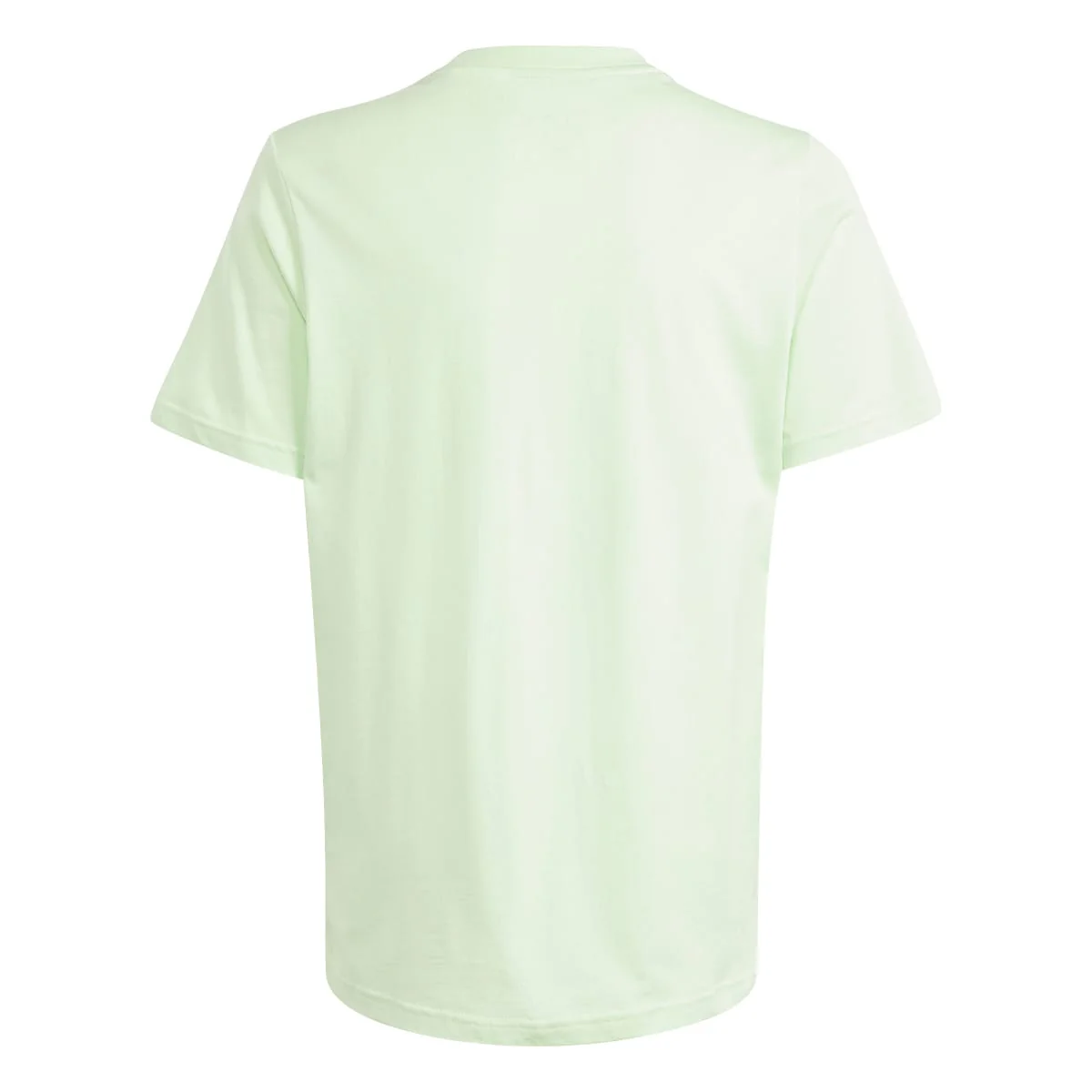 T-shirt verde chiaro da bambino con logo sul petto adidas Essentials Big Logo - Image 2