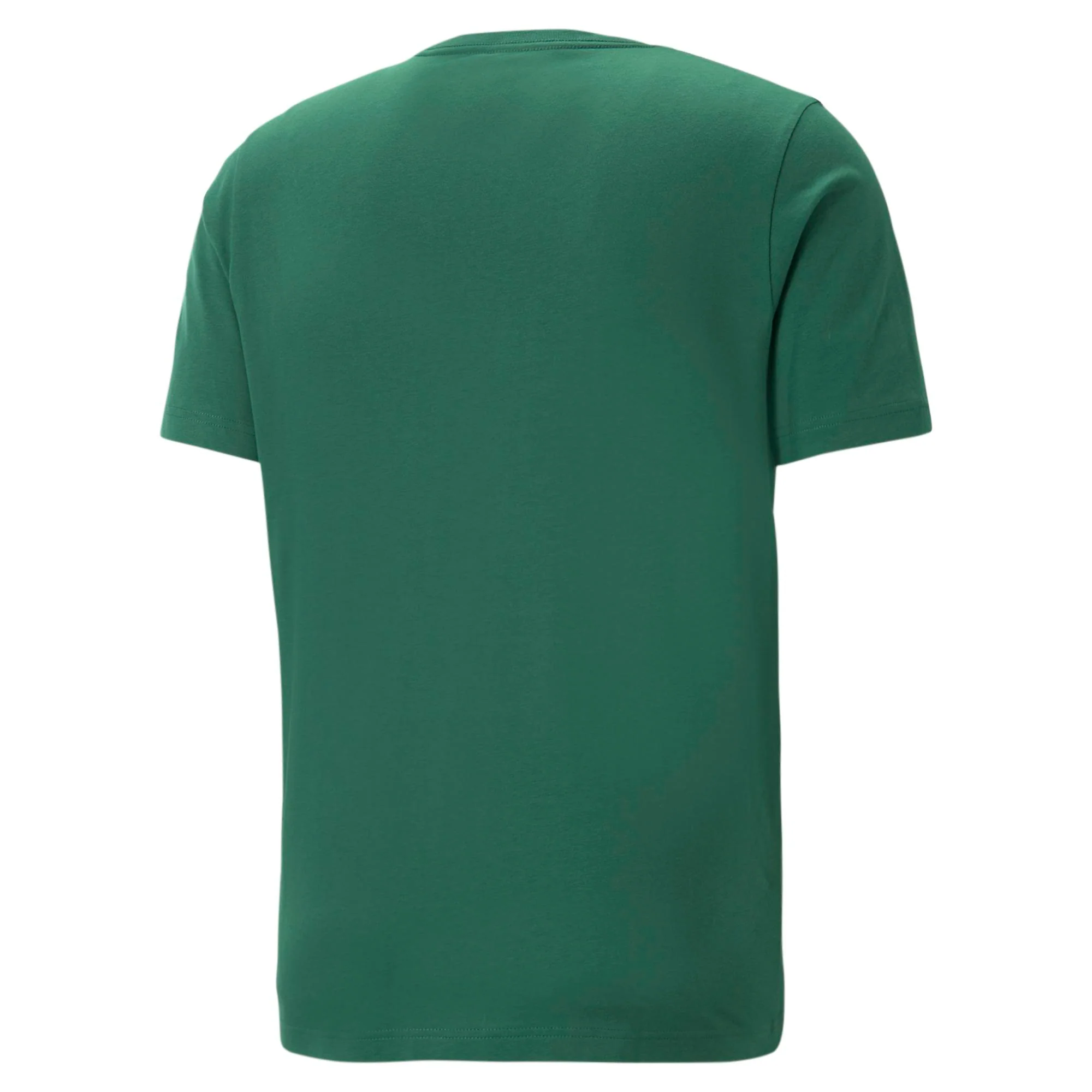 T-shirt verde da uomo con logo bicolore Puma Essentials - Image 7