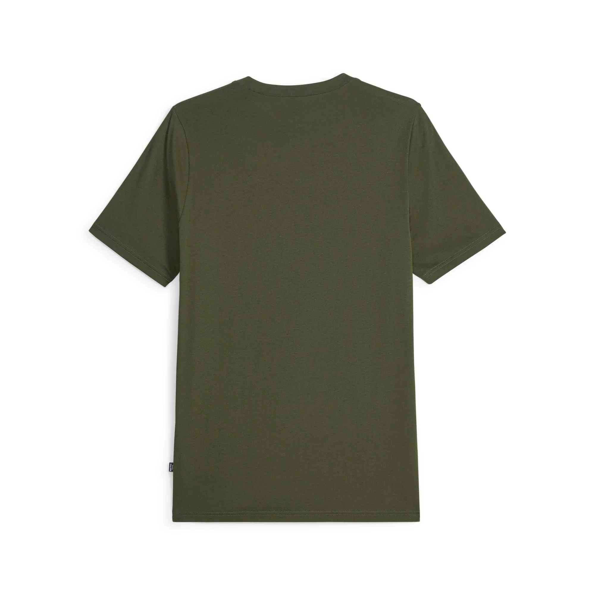 T-shirt verde da uomo con logo sul petto Puma Graphics - Image 2