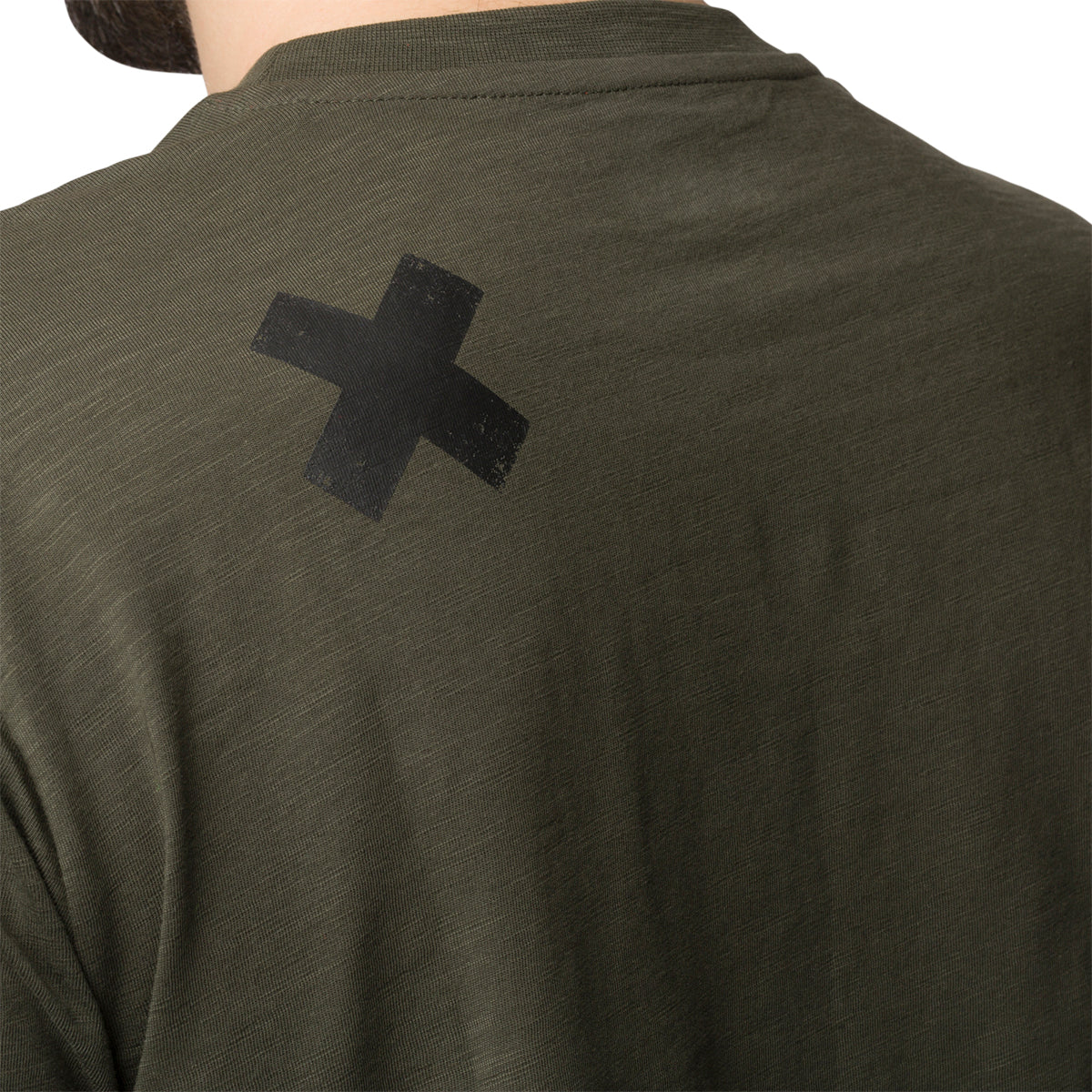 T-shirt verde da uomo con logo sul petto Scrambler Ducati T-Bite - Image 4