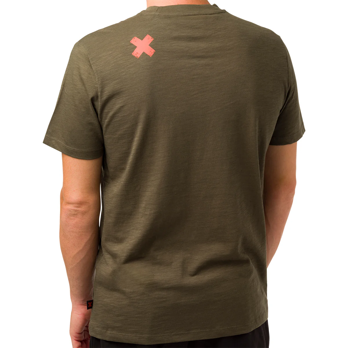 T-shirt verde militare con logo da uomo Ducati Scrambler - Image 2