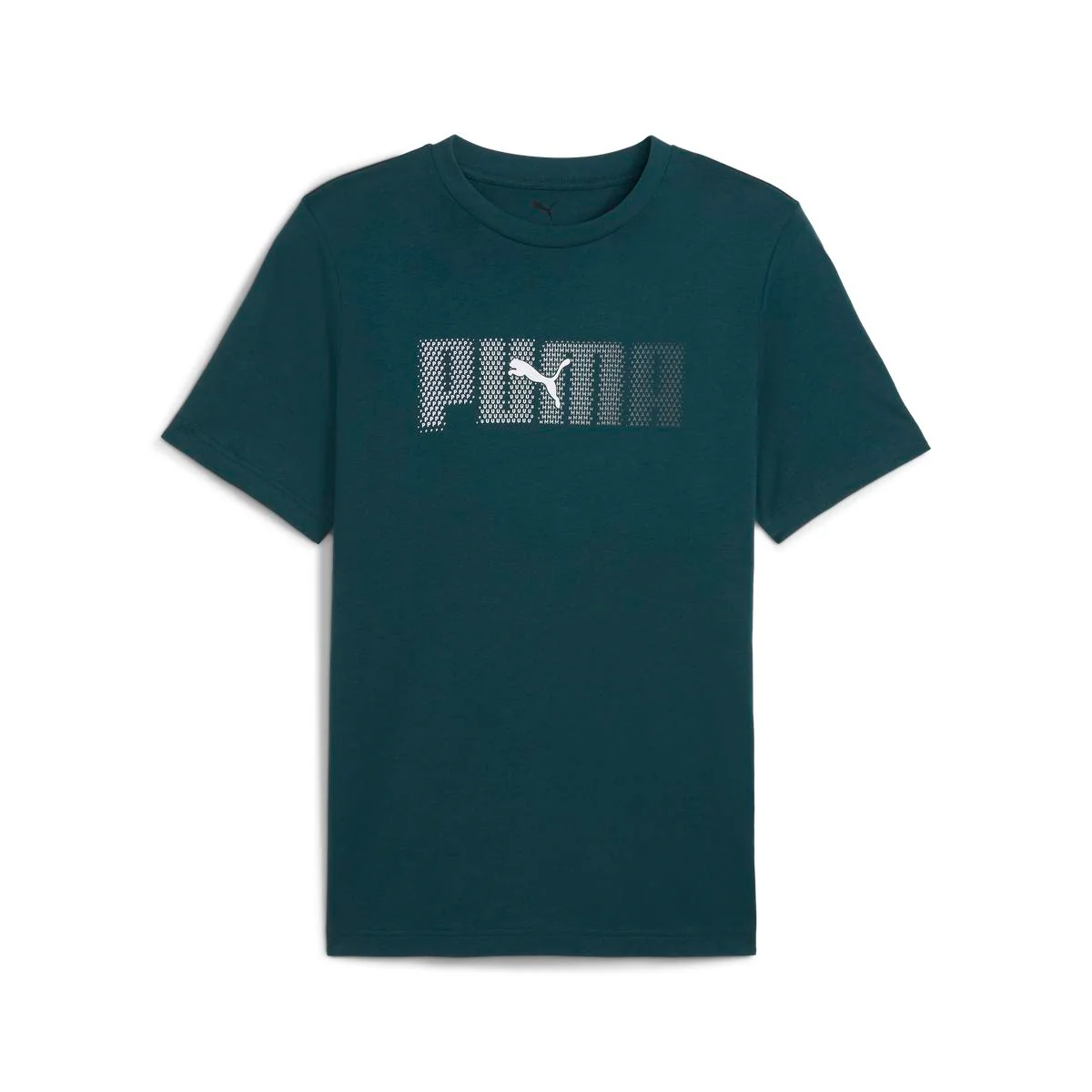 T-shirt verde scuro da Uomo in cotone Puma