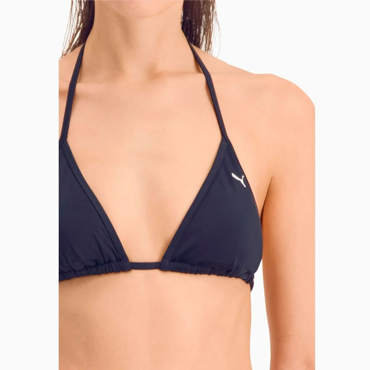 Top bikini blu a triangolo da donna PUMA Swim - Image 3