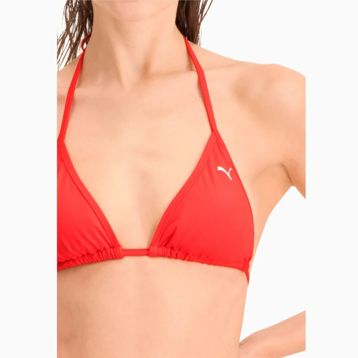 Top bikini rosso a triangolo da donna PUMA Swim - Image 3