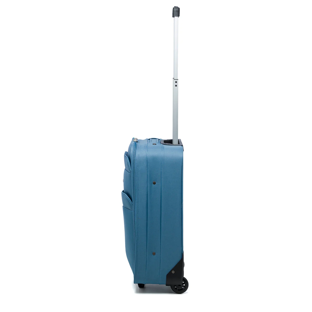 Trolley bagaglio a mano azzurro in tessuto Govago - Image 2