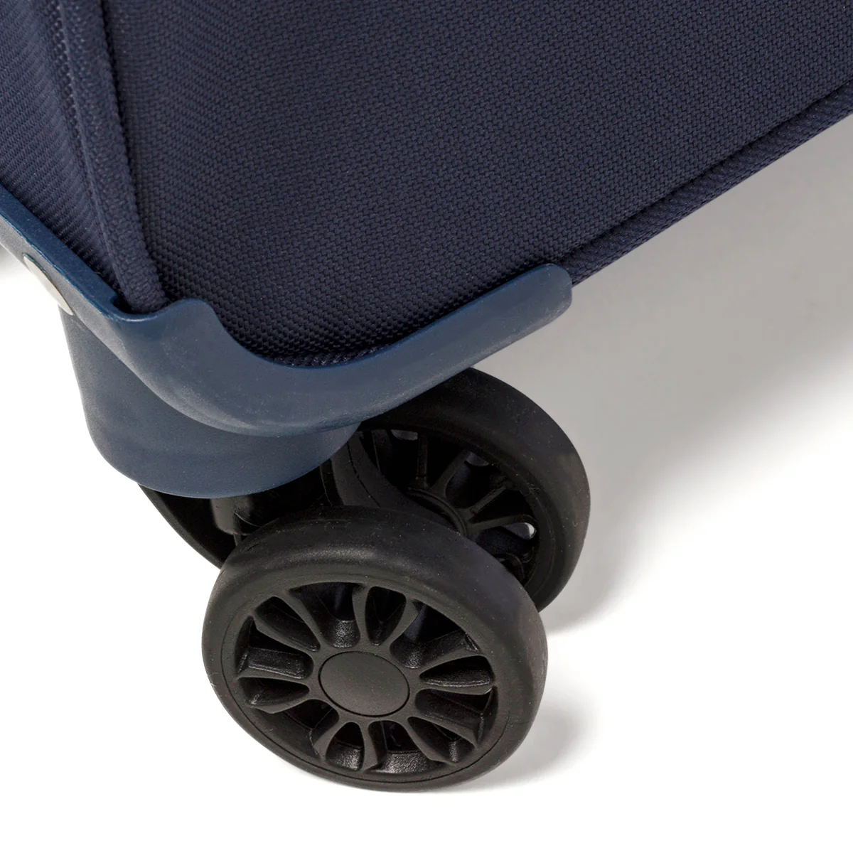 Trolley bagaglio a mano blu in tessuto Romeo Gigli - Image 5