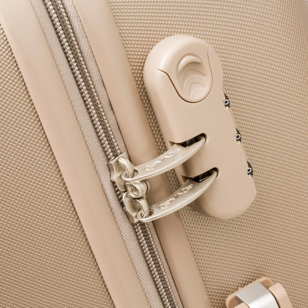 Trolley bagaglio a mano beige in ABS Govago - Image 4