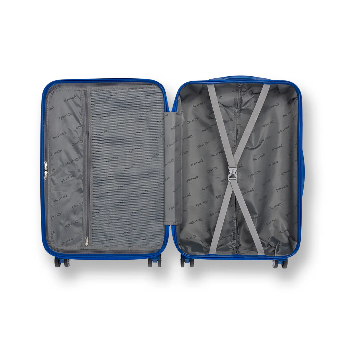 Trolley bagaglio a mano blu in ABS Govago - Image 3