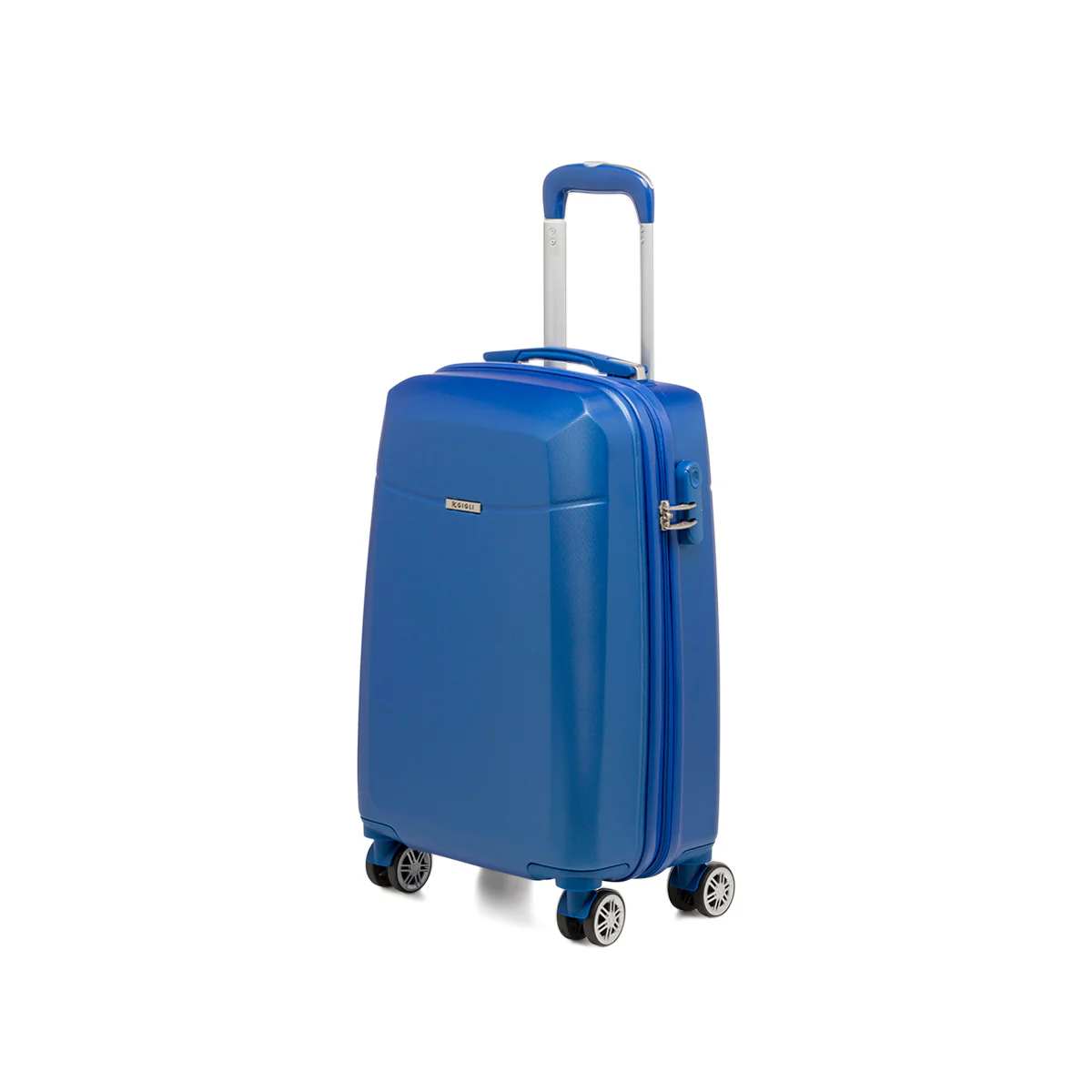 Trolley bagaglio a mano blu in ABS Romeo Gigli
