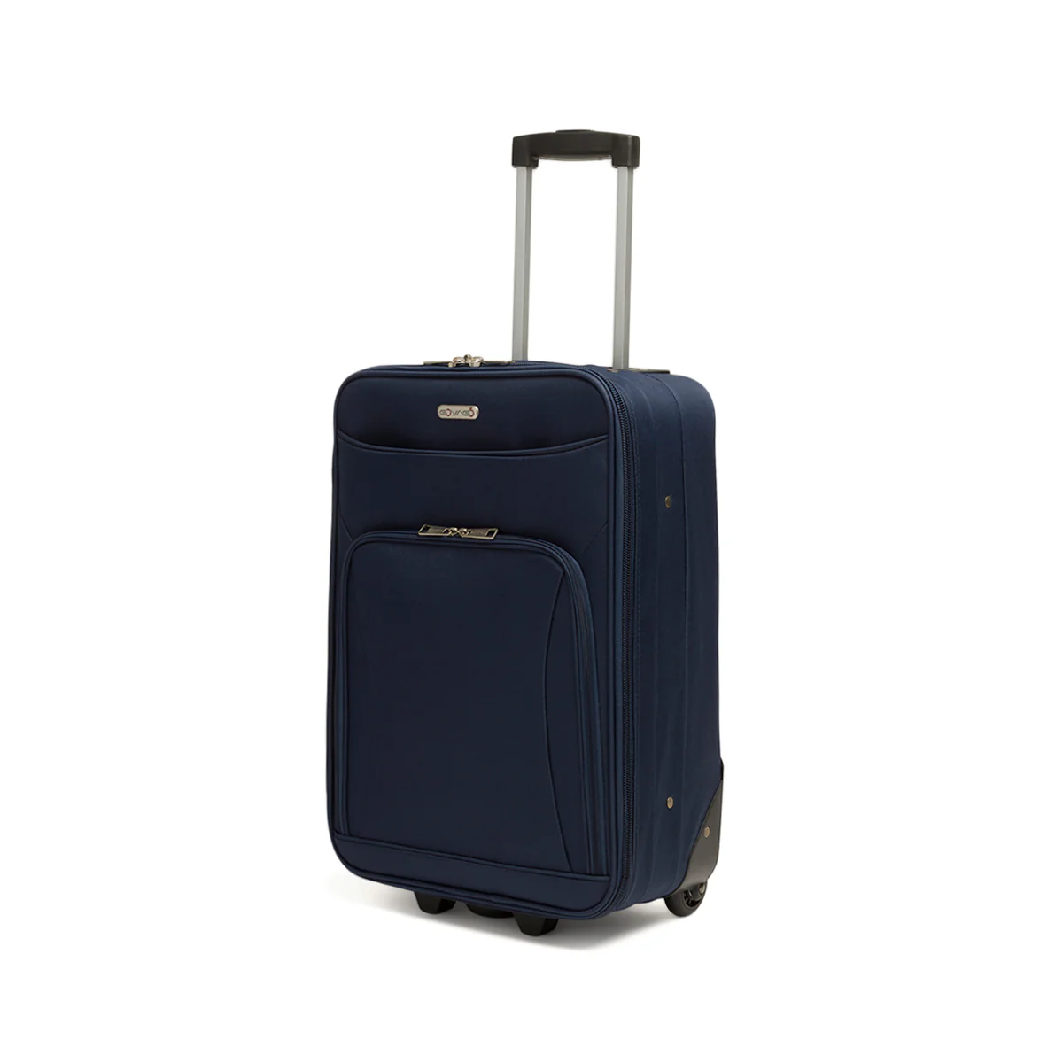 Trolley bagaglio a mano blu navy in tessuto Govago