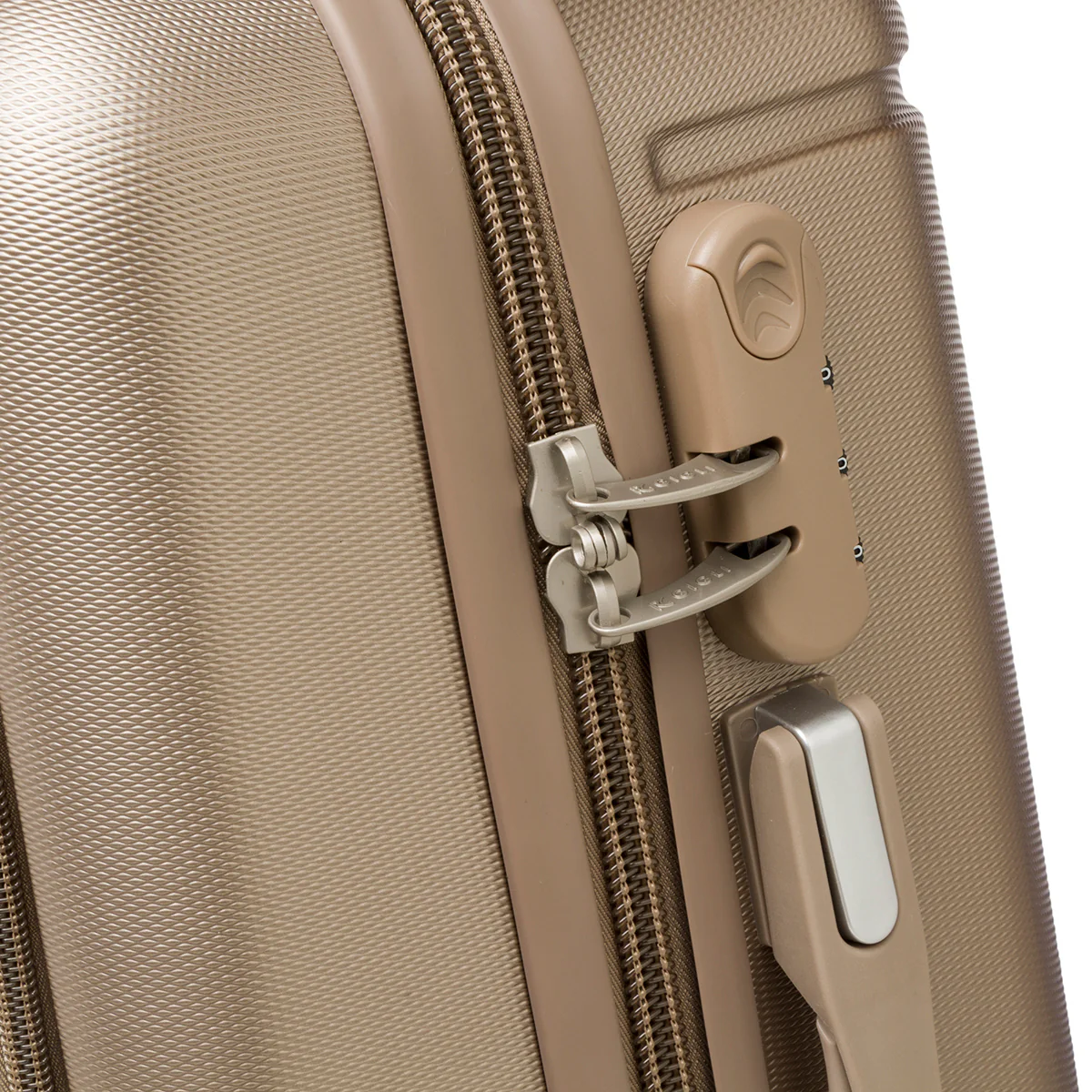 Trolley bagaglio a mano color champagne in ABS Romeo Gigli - Image 5