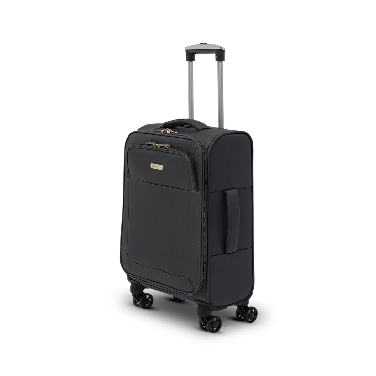 Trolley bagaglio a mano grigio antracite in tessuto Romeo Gigli