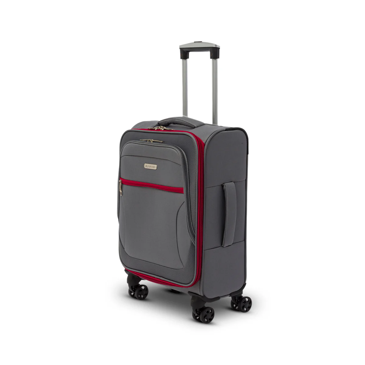 Trolley bagaglio a mano grigio in tessuto Romeo Gigli