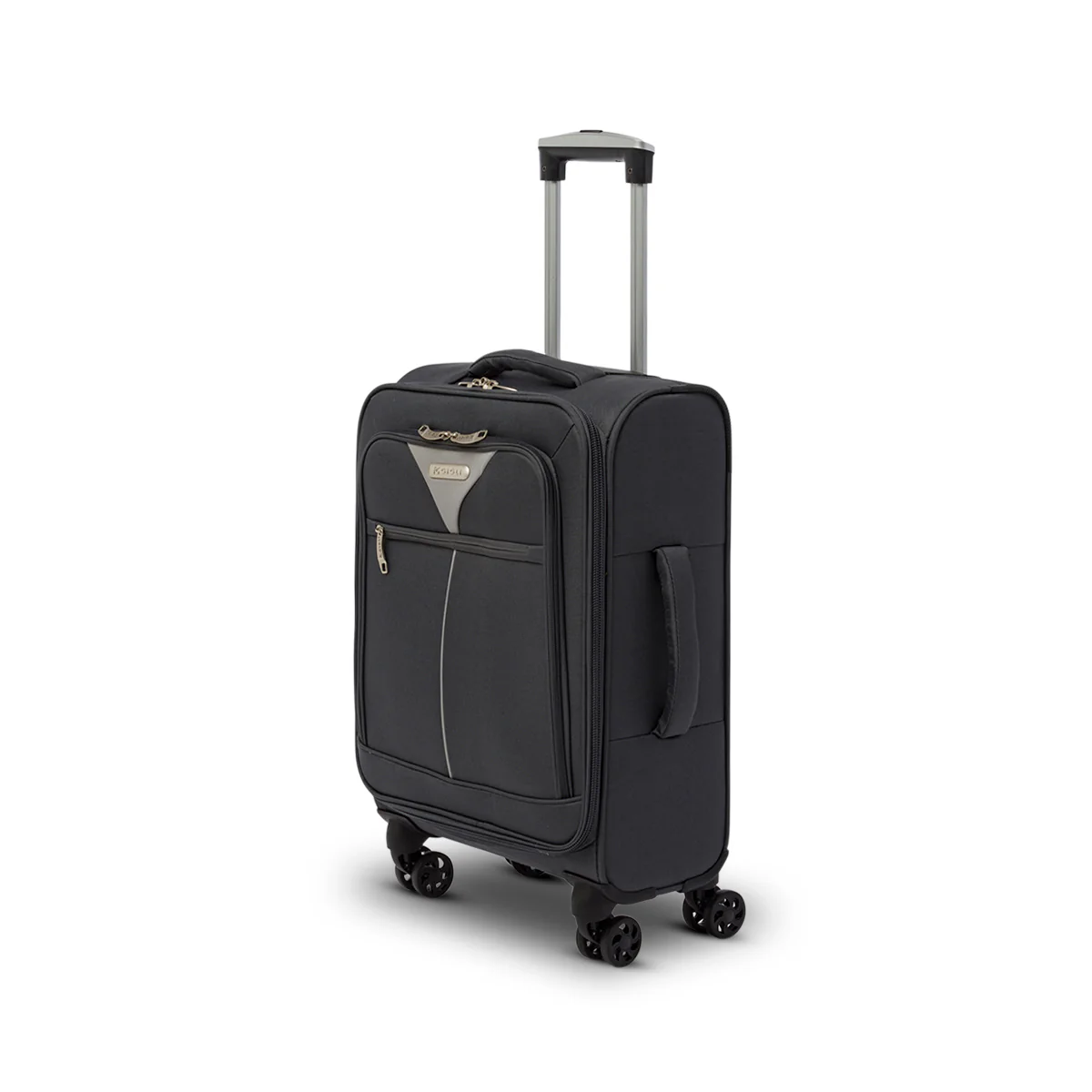 Trolley bagaglio a mano grigio in tessuto Romeo Gigli