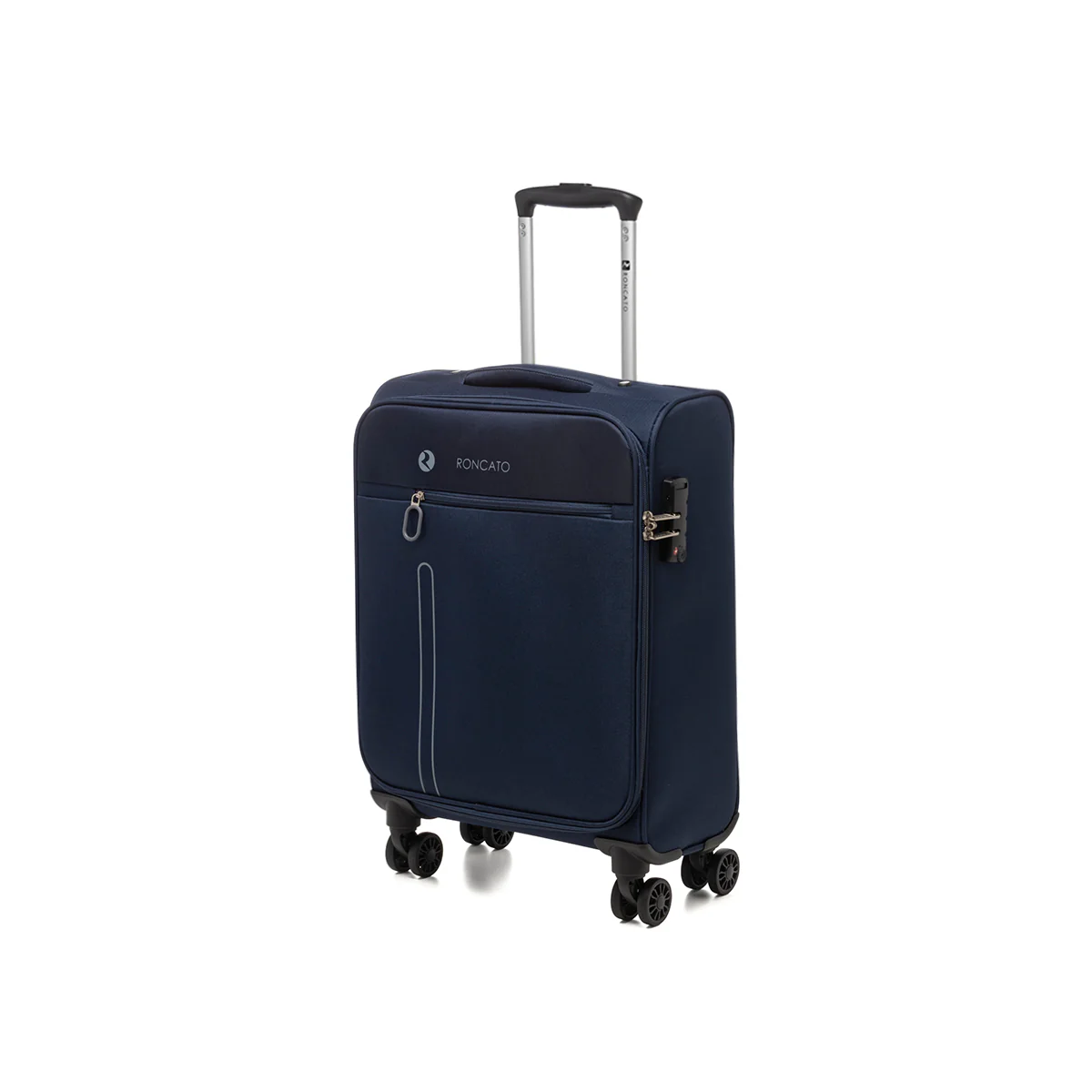 Trolley bagaglio a mano in tessuto blu Ciak Roncato One Way
