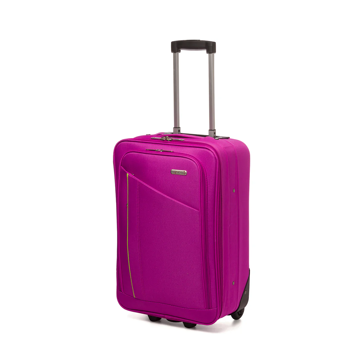 Trolley bagaglio a mano in tessuto fucsia Govago