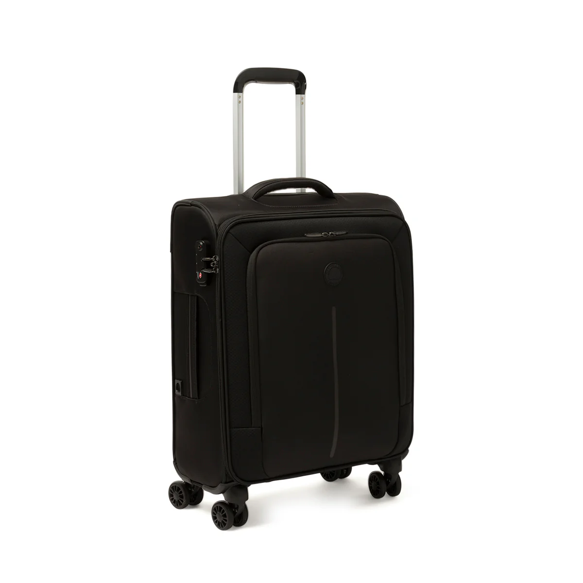 Trolley bagaglio a mano in tessuto nero Delsey Paris Caracas