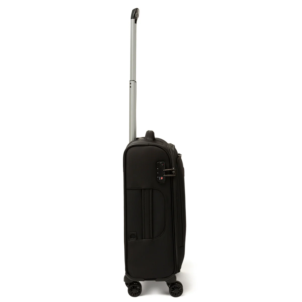 Trolley bagaglio a mano in tessuto nero Delsey Paris Caracas - Image 2
