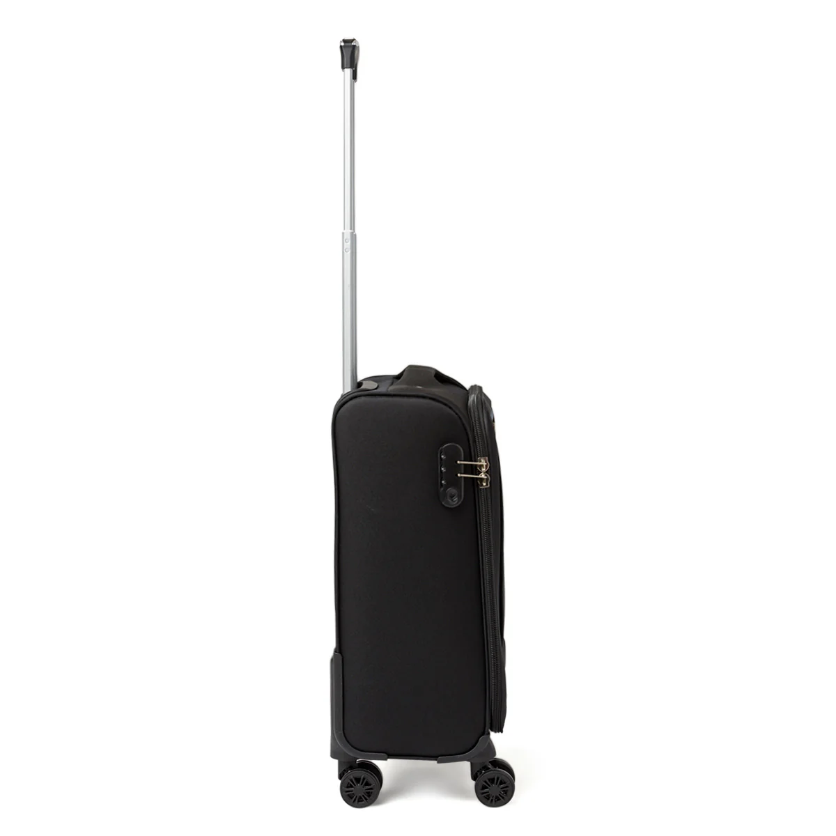 Trolley bagaglio a mano in tessuto nero Govago - Image 2