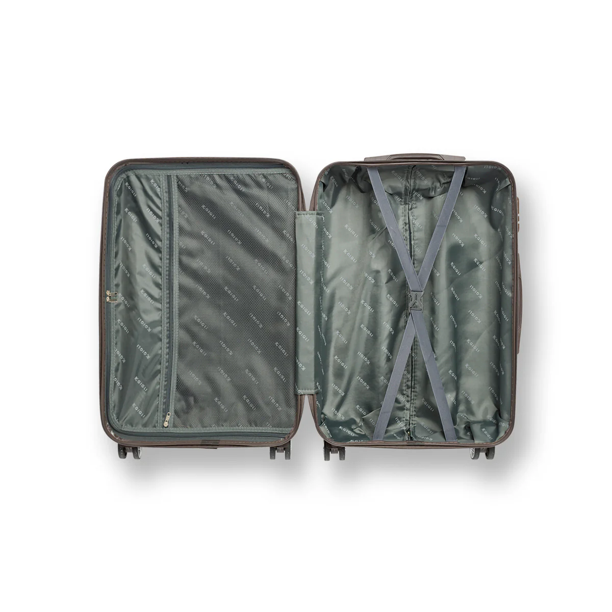 Trolley bagaglio a mano marrone in ABS Romeo Gigli - Image 4