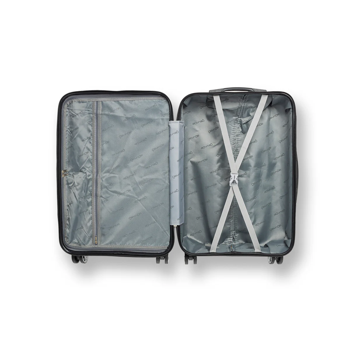 Trolley bagaglio a mano nero in ABS Govago - Image 4