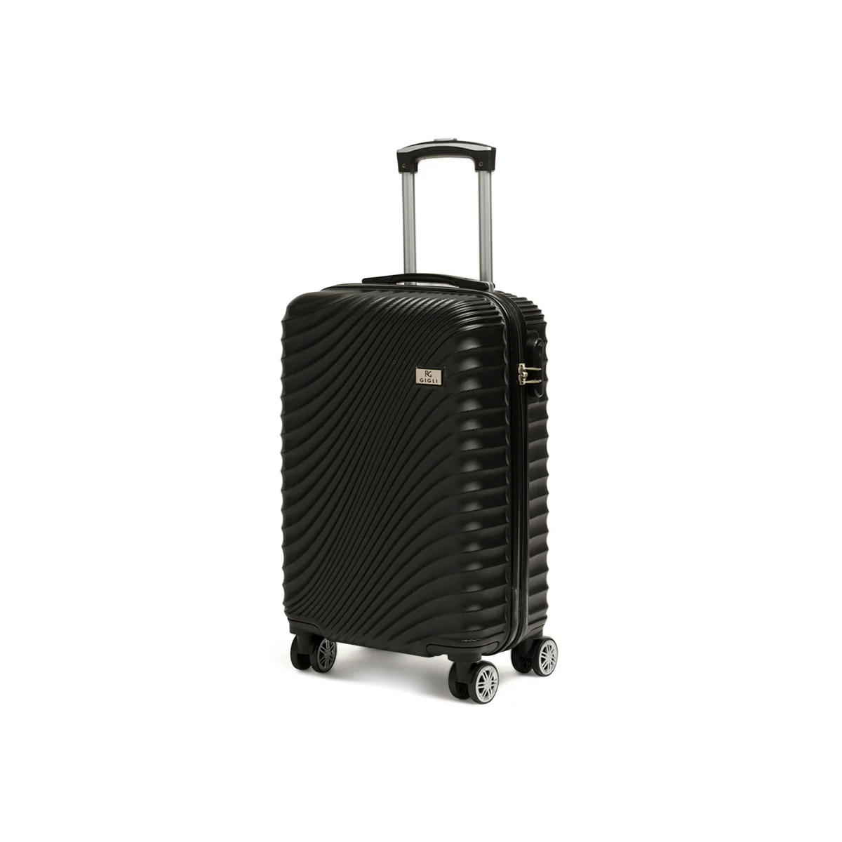 Trolley bagaglio a mano nero in ABS Romeo Gigli