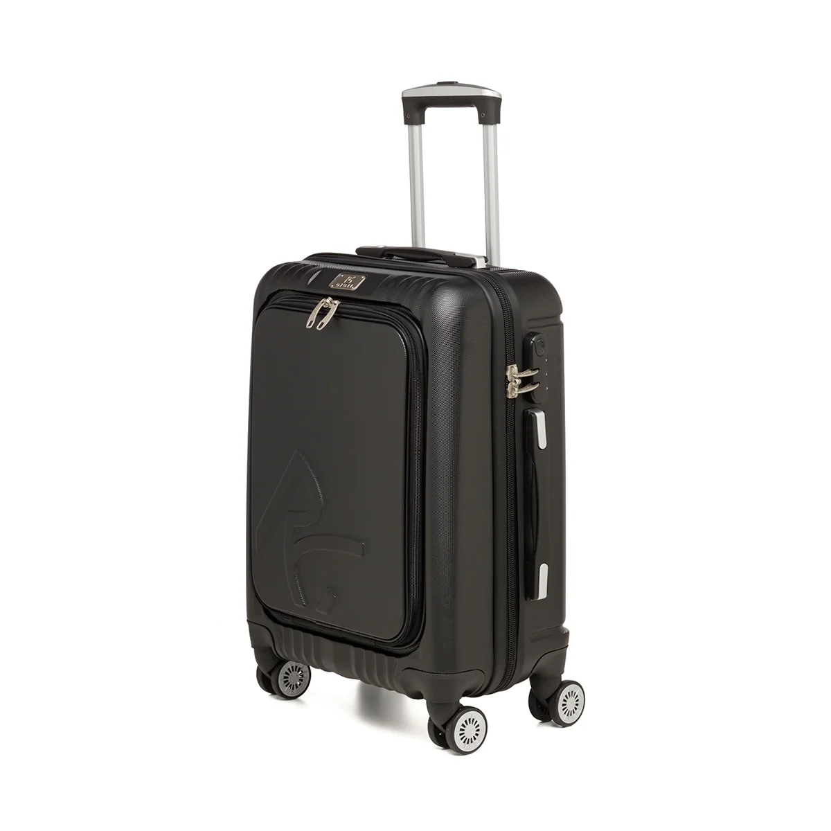 Trolley bagaglio a mano nero in ABS Romeo Gigli