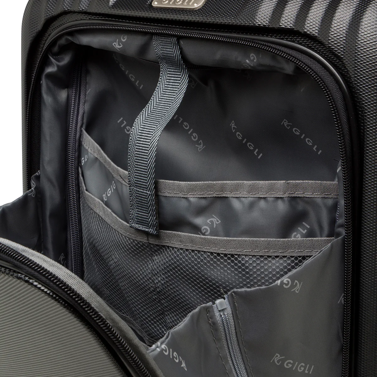 Trolley bagaglio a mano nero in ABS Romeo Gigli - Image 6