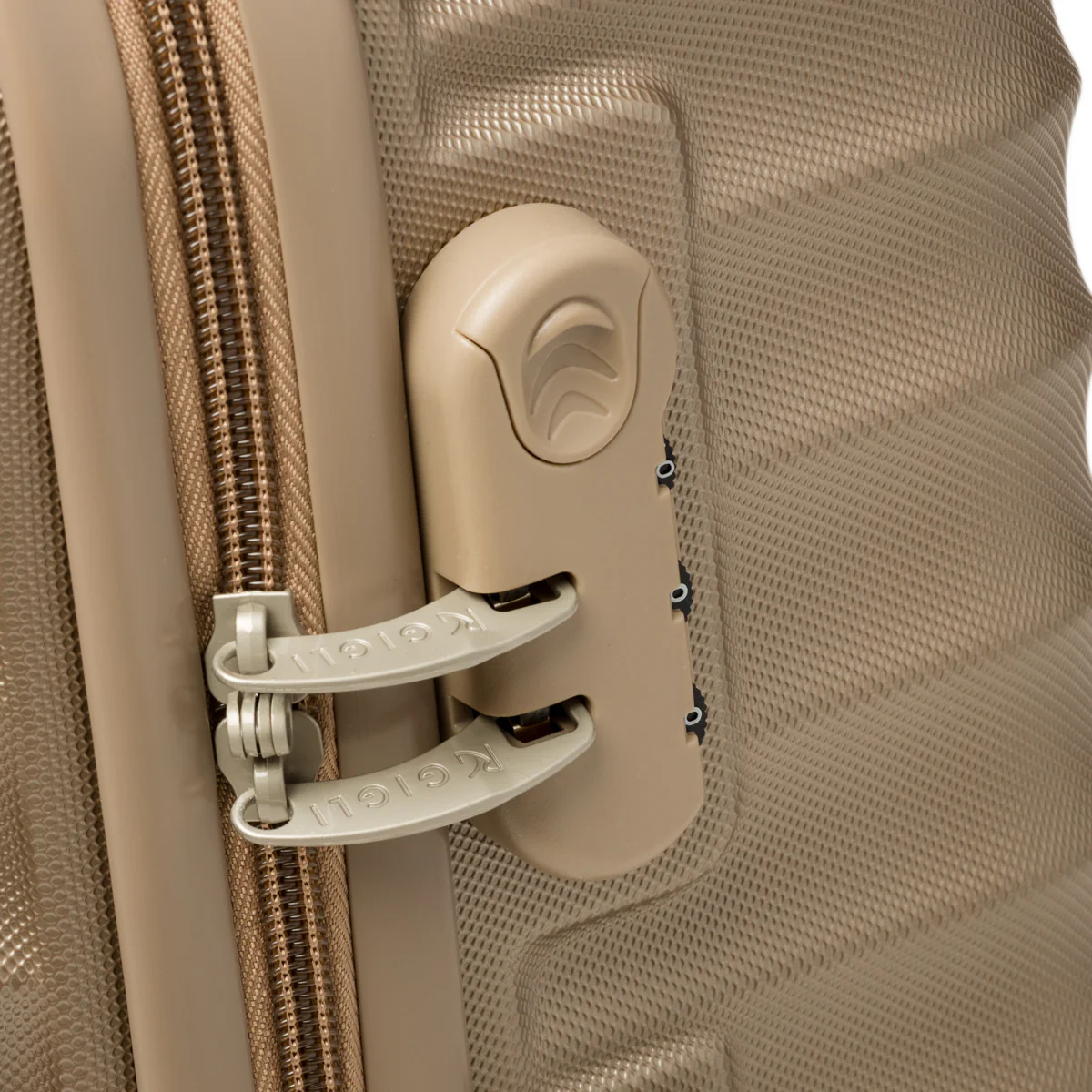 Trolley bagaglio a mano oro champagne in ABS Romeo Gigli - Image 3