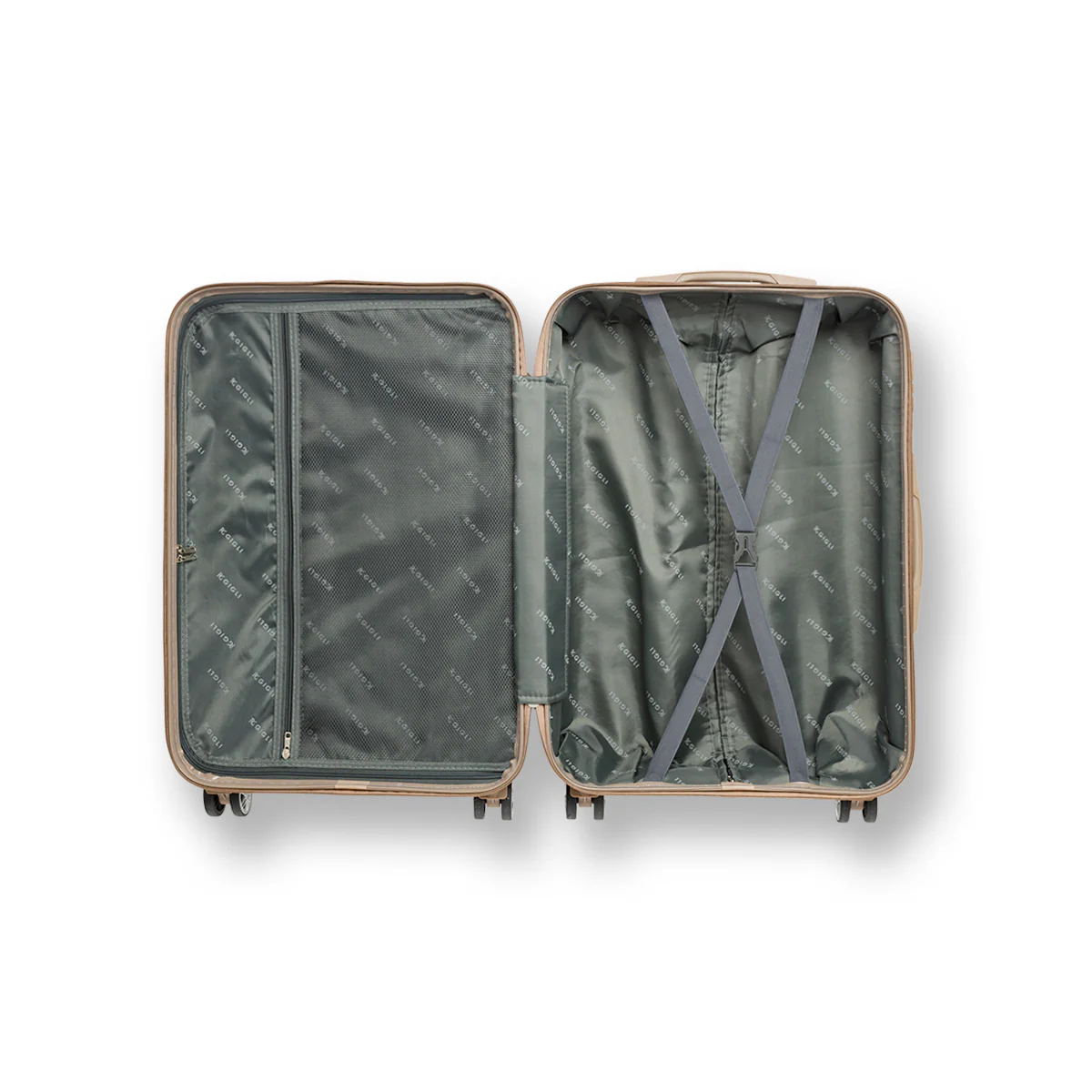 Trolley bagaglio a mano oro champagne in ABS Romeo Gigli - Image 4