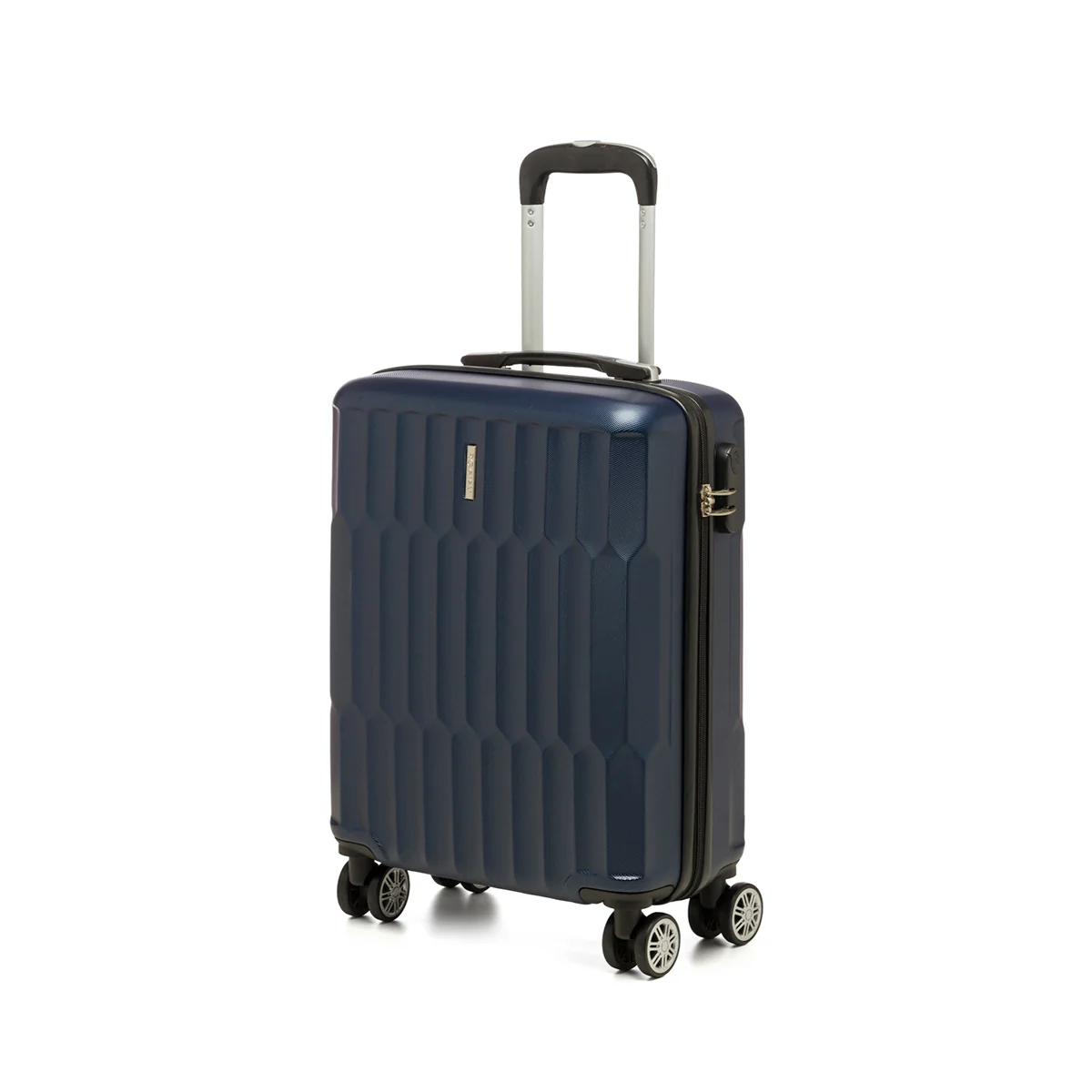 Trolley bagaglio a mano rigido blu in ABS Romeo Gigli