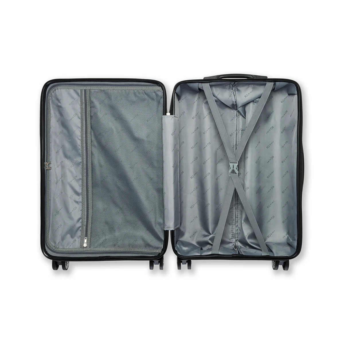Trolley bagaglio a mano rigido blu in ABS Romeo Gigli - Image 6