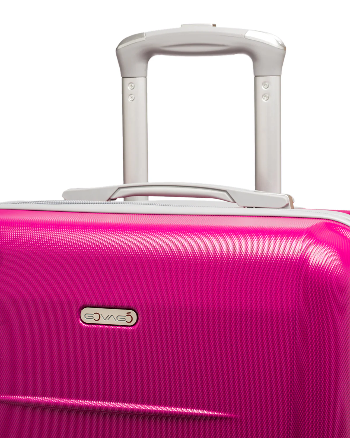 Trolley bagaglio a mano rigido fucsia in ABS Govago - Image 3