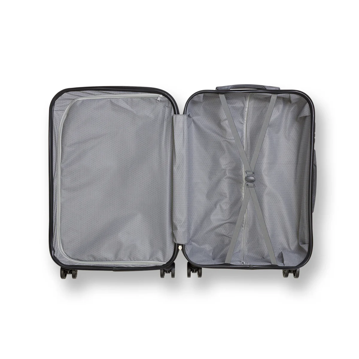 Trolley bagaglio a mano rigido nero in ABS Govago - Image 7