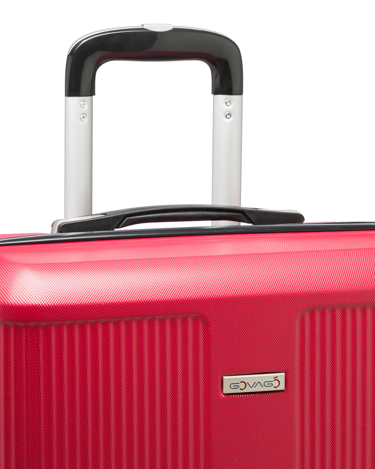 Trolley bagaglio a mano rigido rosso in ABS Govago - Image 3